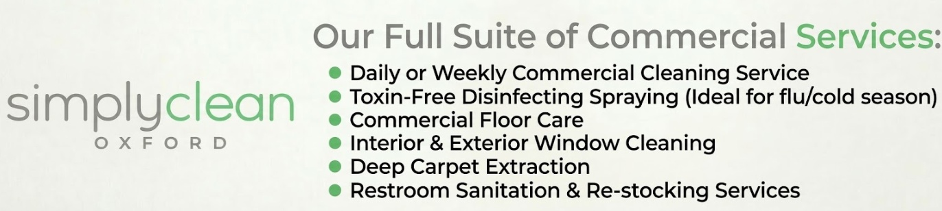 commercial cleaning services checklist