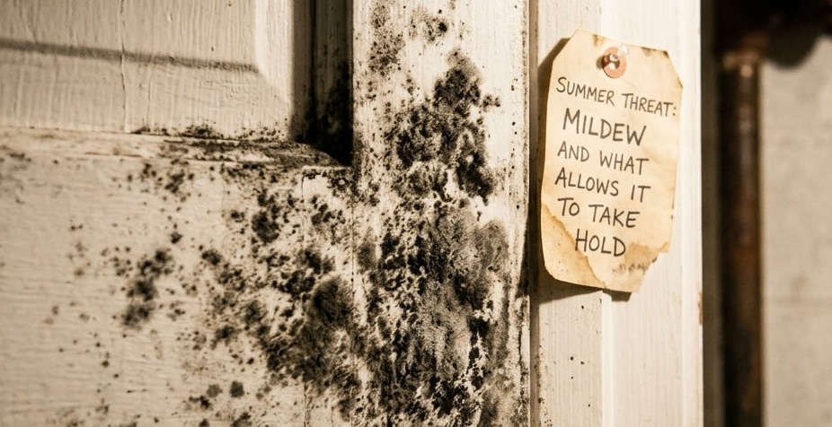 mildew and mold on wall