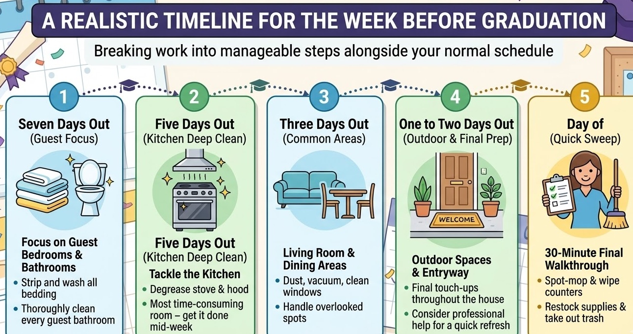 realistic cleaning timeline
