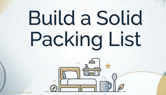build a solid packing list