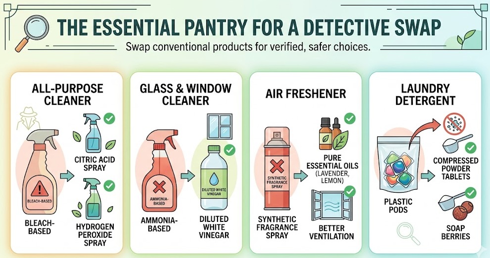 organic pantry of organic cleaners