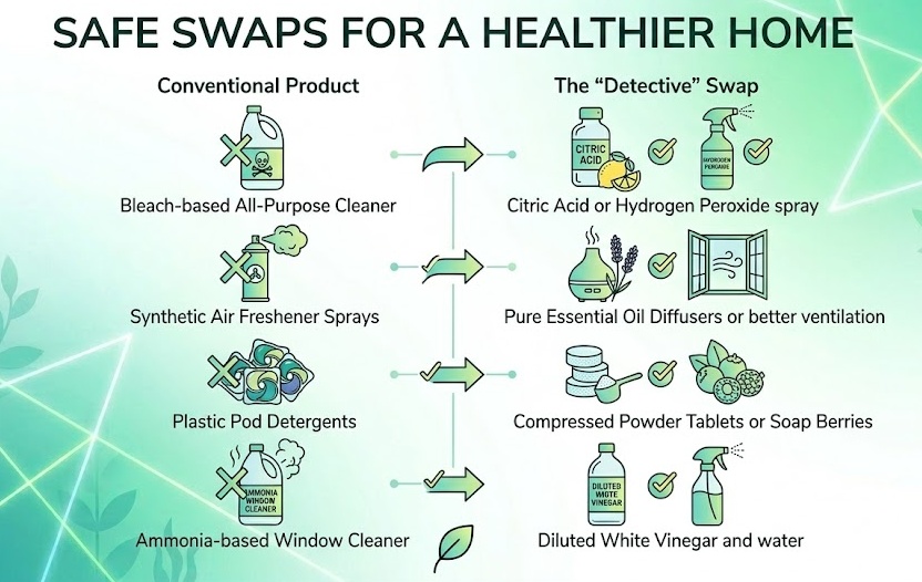 safer product swaps for a healthier home